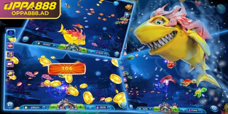 Bombing Fishing Oppa888 – Săn Cá, thả bom, nhận quà khủng 3 Canh nhịp bắn đúng lúc để tăng hiệu quả