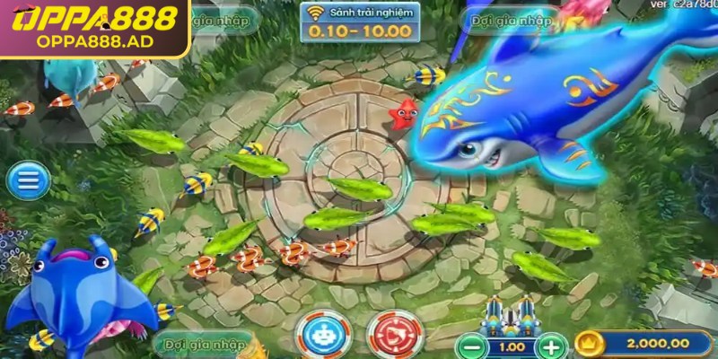 Crazy Hunter Oppa888 – Săn cá, săn kho báu cực đỉnh 3 Phòng thách đấu với thưởng hấp dẫn