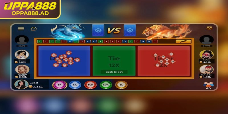 Dragon Tiger Oppa888 – Cuộc đối đầu đỉnh cao của hai thế lực 3 Các cửa cược vô cùng đa dạng