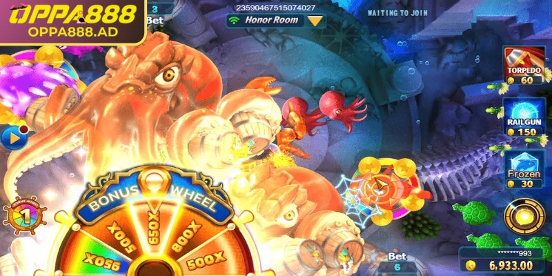 Mega Fishing Oppa888 – Khám phá đại dương boss và kho báu 2 Đa dạng các boss khủng mang lại quà thưởng lớn