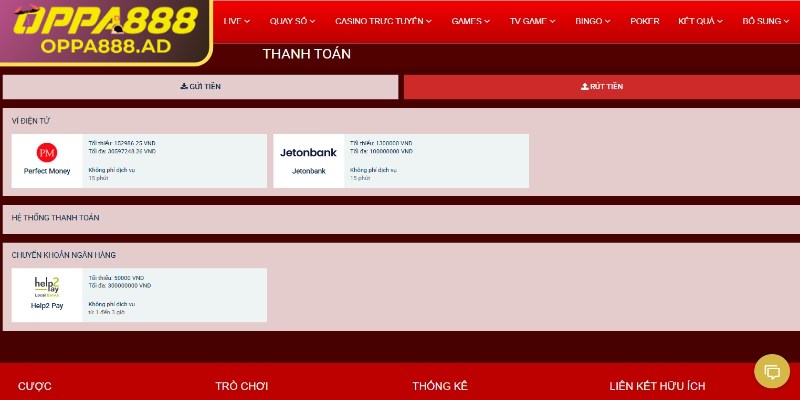 Khi số dư đạt mức mong muốn việc nạp rút trở nên vô cùng đơn giản